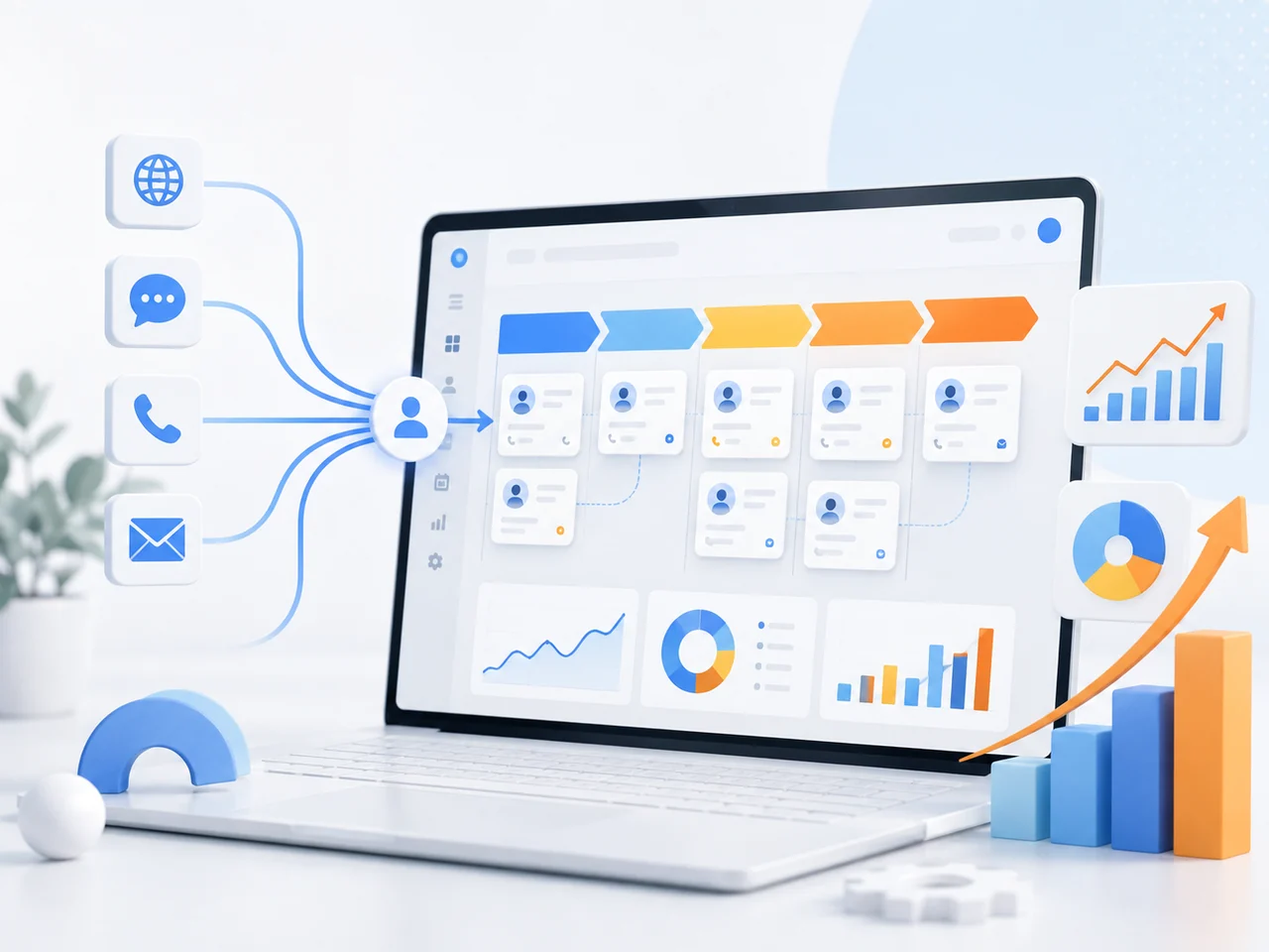 Настройка CRM Битрикс24 и воронки продаж для контроля заявок