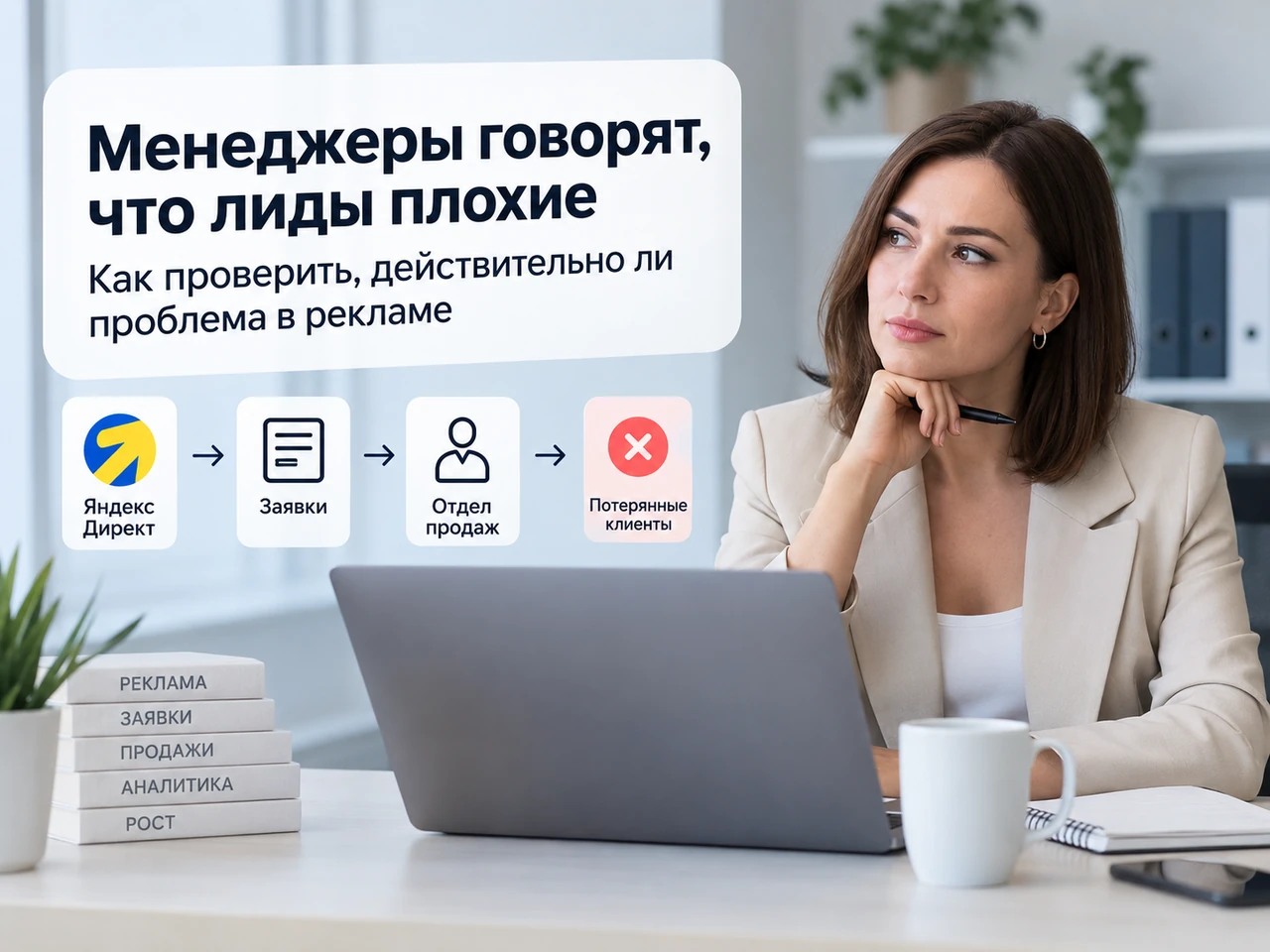 Проверка качества лидов: реклама, звонки, CRM и причины отказов